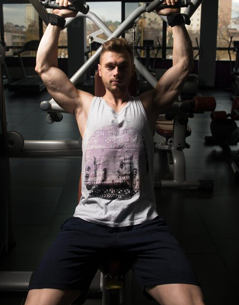 Iron Chibi" Powerlifting Drop Shoulder Tee